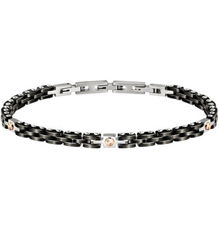 Morellato Fashion Men's Bracelet in Steel Ceramic Sacu18 
