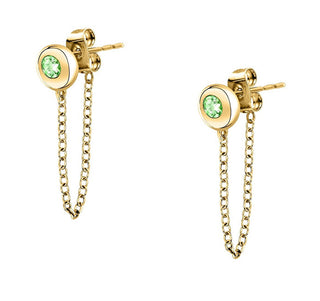Morellato Fashion gold-plated Orecchini with Semipreziose peridots SAXN19