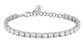 Morellato Bracciale In Argento Senza Tempo Con Zirconi Tesori Saiw124