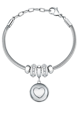 Morellato Bellissimo Bracciale In Acciaio Heart Drops Scz1255