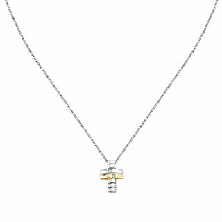 Morellato Collana In Argento Riciclato Con Diamanti Cross Diamonds Saye02