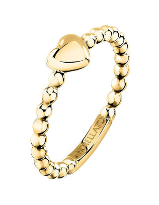 Morellato Delicato Anello A Cuore Placcato Oro Talismani Saix29 - Circuito: 56 Mm