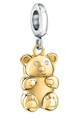 Morellato Ciondolo Bicolore In Acciaio Teddy Bear Drops Scz1299