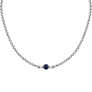 Morellato Collana In Acciaio Con Pietre Di Lapislazzuli S1745