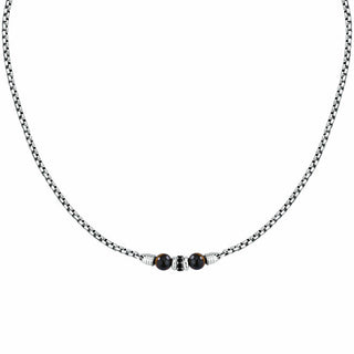Morellato Collana In Acciaio Con Occhio Di Tigre Pietre S1744