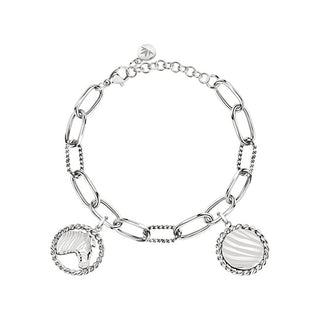 Morellato Bracciale In Acciaio Con Ciondolo Zebra Madagascar Satf08