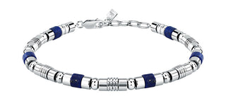Morellato Bracciale Da Uomo In Acciaio Con Lapislazzuli Pietre S1741