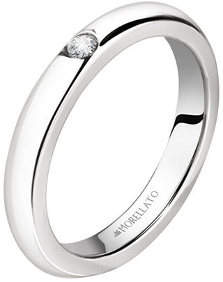 Morellato Anello In Acciaio Con Cristalli Love Rings Sna46 - Circuito: 56 Mm