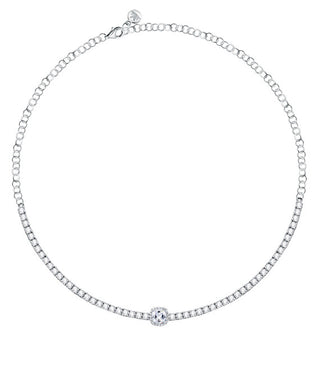 Morellato Affascinante Collana In Argento Con Zirconi Tesori Saiw107
