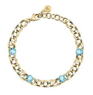 Morellato Bracelet Original Plaqué Or avec Cristaux Poetica Sauz10 