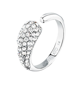Morellato Anello Aperto Scintillante Con Cristalli Design Sayp1401 - Circuito: 58 Mm