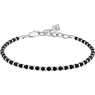 Morellato Bracciale Da Uomo Con Perline E Pietre Di Agata S1733