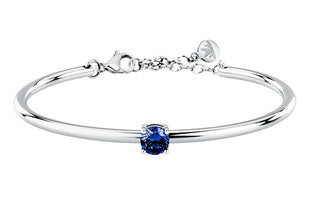 Morellato Bracciale Da Donna Massiccio Con Zirconi Blu Cerchi Sakm96