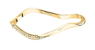Morellato Bracelet ondulé massif avec cristaux Design Sayp19 - Diamètre : 6 Cm 