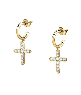 Morellato Gold-plated steel Anello Orecchini with 2in1 pendants Passioni SAUN08