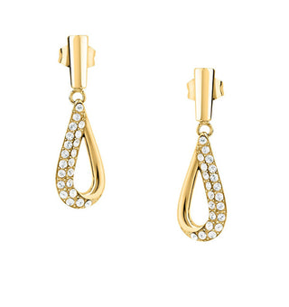 Morellato Orecchini Pendenti Placcati Oro Con Cristalli Design Sayp29