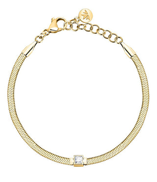 Morellato Bracciale Placcato Oro Con Cristallo Trasparente Hadek Gioia Savy36