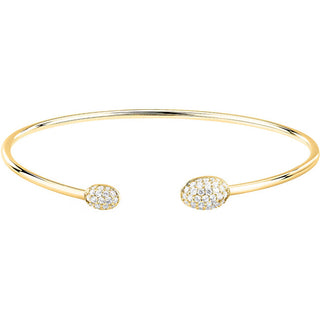 Morellato Bracciale Massiccio Placcato Oro Con Zirconi Pavé Sazb10