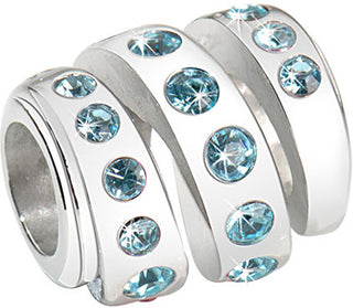 Morellato Colgante de gota en aguamarina en espiral Scz203 