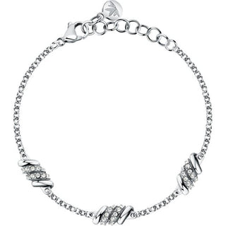 Morellato Bracciale In Acciaio Con Cristalli Torchon Sawz06