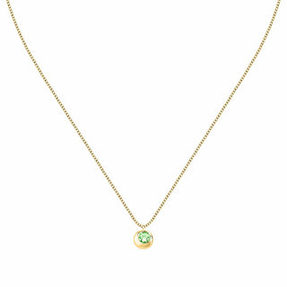 Morellato Affascinante Collana Placcata In Oro Con Peridoto Semiprezioso Saxn05