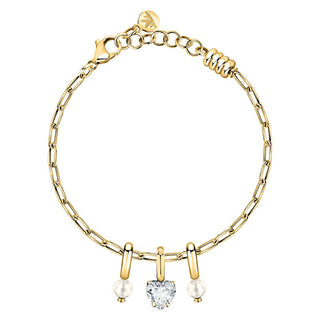 Morellato Affascinante Bracciale Placcato Oro Con Pendenti Drops Scz1398