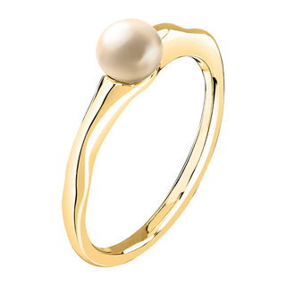 Morellato Affascinante Anello Placcato Oro Perla Sxu440 - Circuito: 54 Mm