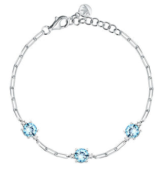 Morellato Bracciale Da Donna In Argento Con Zirconi Cubici Tesori Saiw291