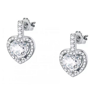 Morellato Romantic Silver Earrings with Crystals Tesori Savb05 