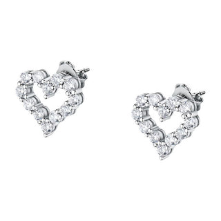 Morellato Romantici Orecchini A Forma Di Cuore In Argento Tesori Saiw130