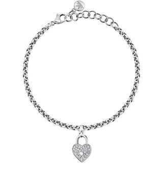 Morellato Bracelet romantique en acier avec cristaux Abbraccio Sabg30 