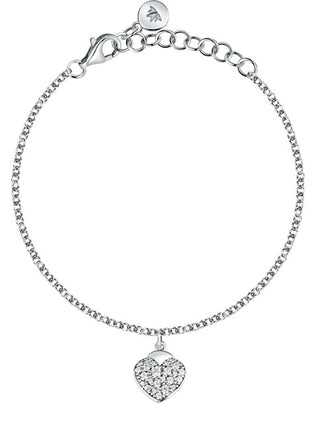 Morellato Bracciale Romantico In Acciaio Con Cristalli Istanti Savz20