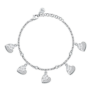 Morellato Bracciale Romantico In Acciaio Con Cristalli Passioni Saun11