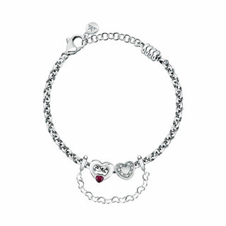 Morellato Pulsera romántica de acero con corazones Drops Scz1420 
