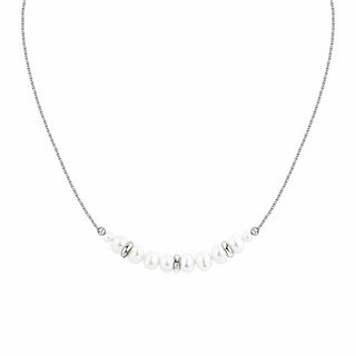Morellato Splendida Collana In Argento Con Perle D'Acqua Dolce Perla Sxu42
