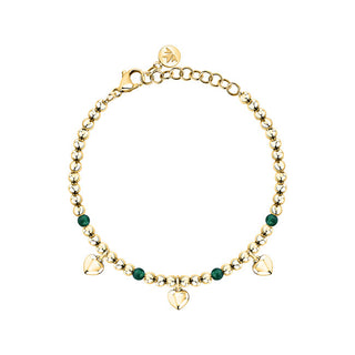 Morellato Bracciale Placcato Oro Con Agate Verdi Talismans Saix15