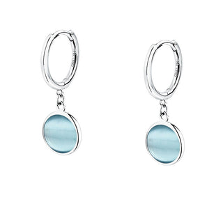 Morellato Silver hoop Orecchini with cat's eye Venezia SAZM09