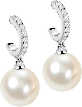 Morellato Orecchini In Argento Con Perle Vere Perla Sanh03