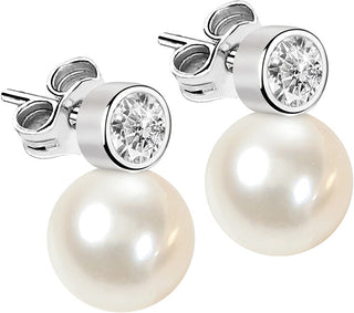 Morellato Orecchini In Argento Con Perle Vere Perla Sanh04