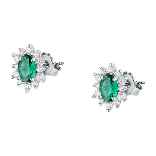Morellato Orecchini A Bottone In Argento Con Zirconi Tesori Saiw153