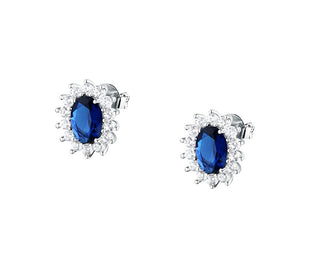 Morellato Luxury silver studs con cubic zirconia Tesori SAIW285