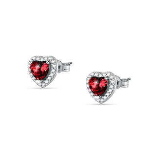 Morellato Orecchini A Bottone In Argento Cuori Tesori Saiw135