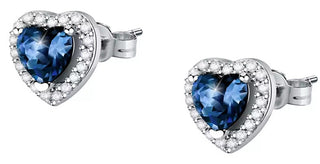 Morellato Orecchini A Bottone In Argento Cuore Tesori Savb08