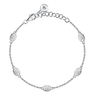 Morellato Silver Bracciale con clear cubic zirconia Pavé SAZB07