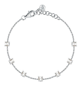 Morellato Bracciale In Argento Con Zirconi Cubici Trasparenti Tesori Saiw292