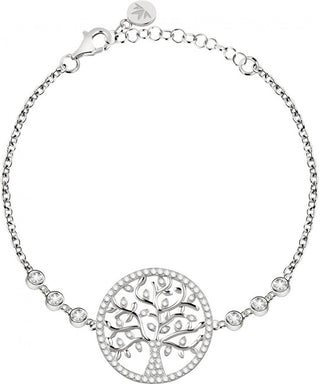 Morellato Bracciale In Argento Con Cristalli Albero Della Vita Albero Della Vita Satb08