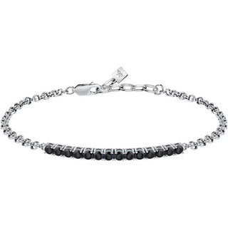 Morellato Bracciale Moderno In Argento Con Zirconi Tennis Satt16