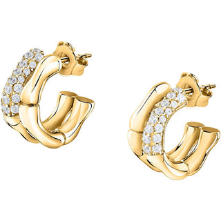 Morellato Elegantes Pendientes Essenza Sawa17 en Plata Reciclada Chapada en Oro 