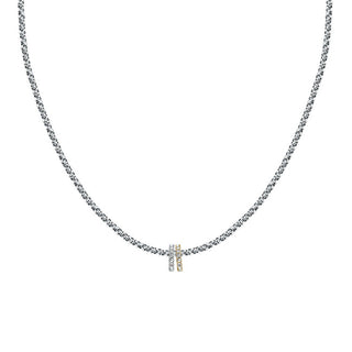 Morellato Elegante Collana Bicolore In Acciaio Con Cristalli Drops Scz1354