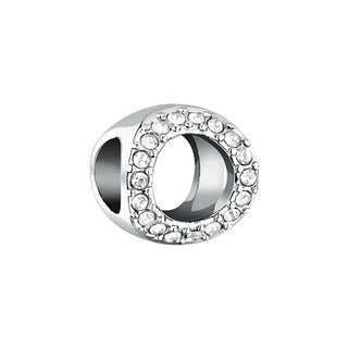 Morellato Elegante Anello In Acciaio Con Cristalli Drops Scz1404